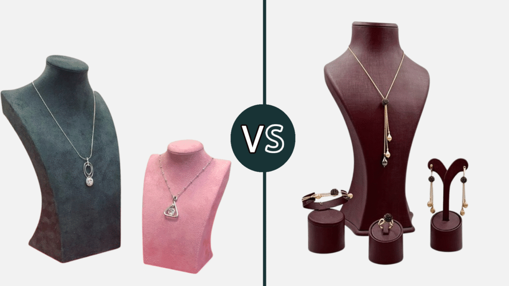 تفاوت مانکن‌های چرمی و مخملی
