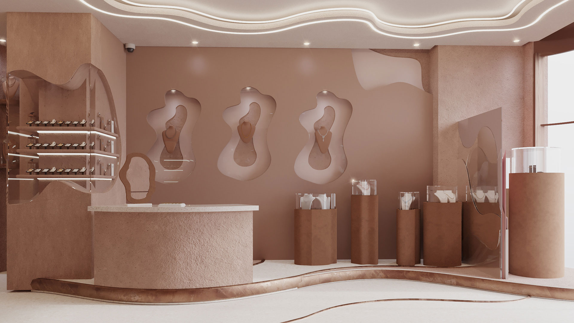 طراحی داخلی در طلافروشی