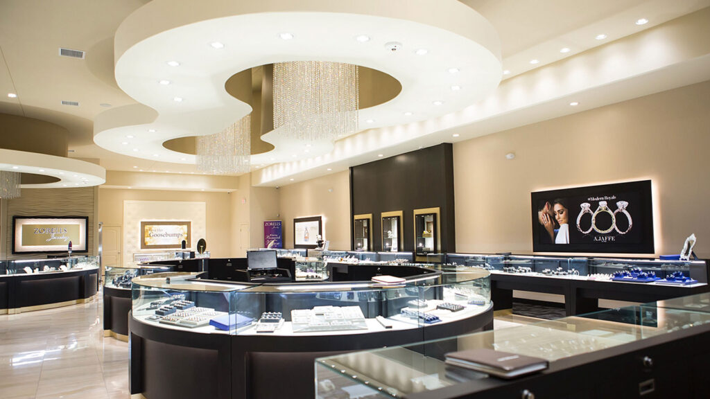 اصلاح اشتباهات رایج در طراحی ویترین طلافروشی