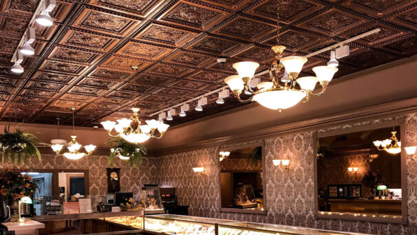 طراحی سقف طلافروشی