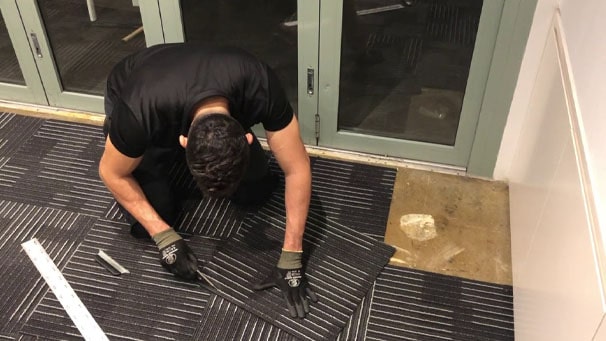 درست نصب نکردن موکت تایل