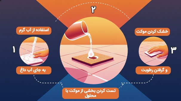 نکات قبل از شستشوی موکت